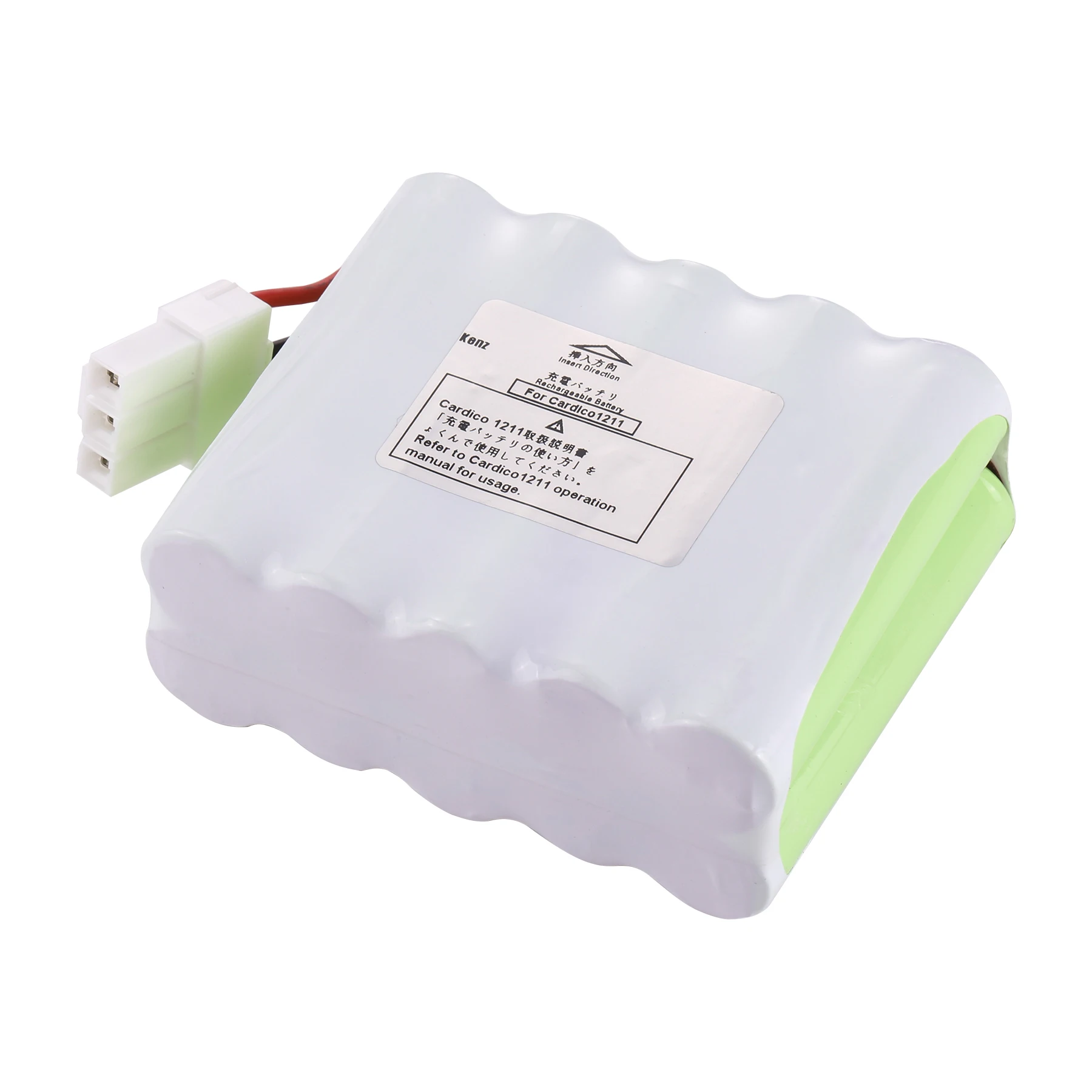 High Quality For Kenz HHR-38AF25G1 Battery Replacement For Kenz Cardico 1210 1211 ECG EKG Vital Signs Monitor Battery( White