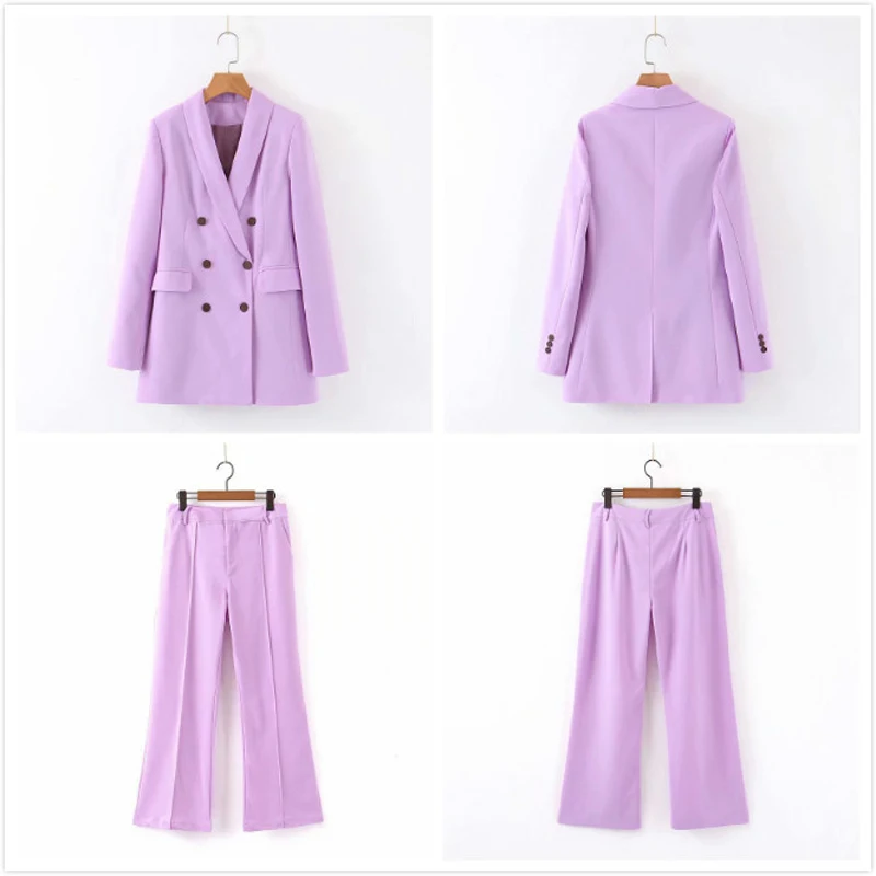 Весенне-осенний сексуальный костюм с v-образным вырезом для женщин офисный