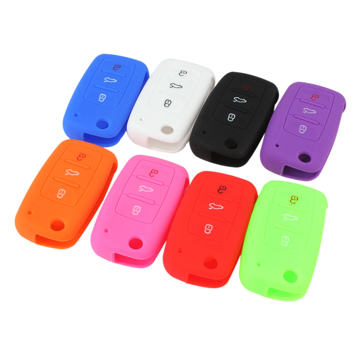 Универсальный силиконовый чехол для автомобильного ключа автомобиля Bora Jetta POLO GOLF