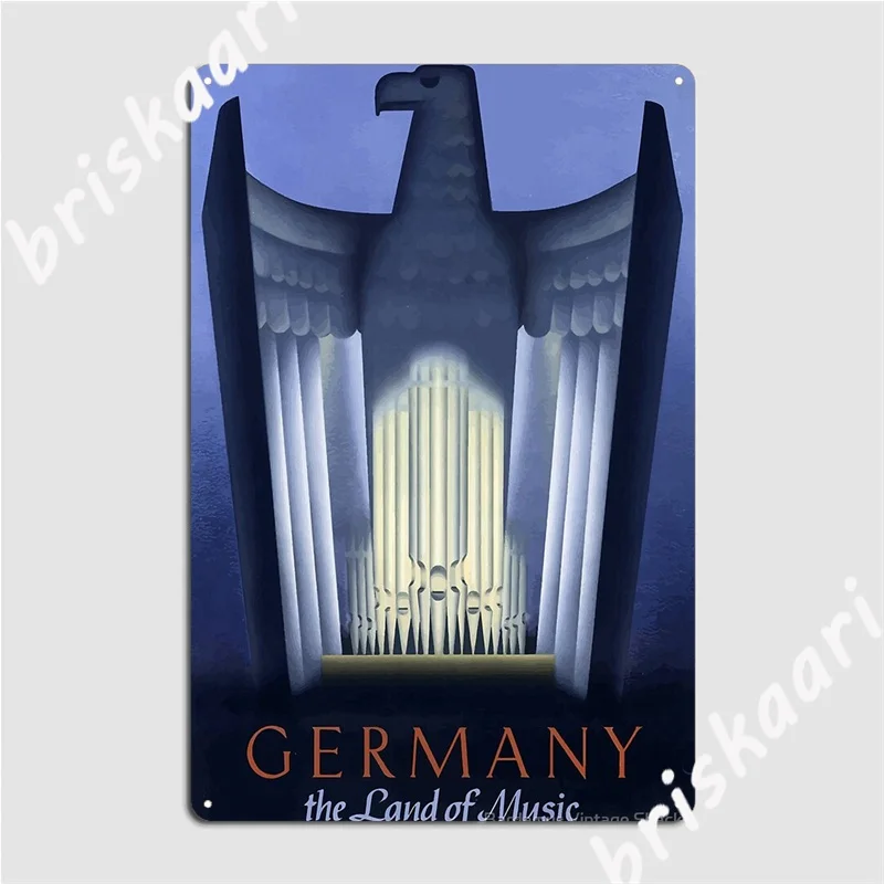 Металлический постер для путешествий