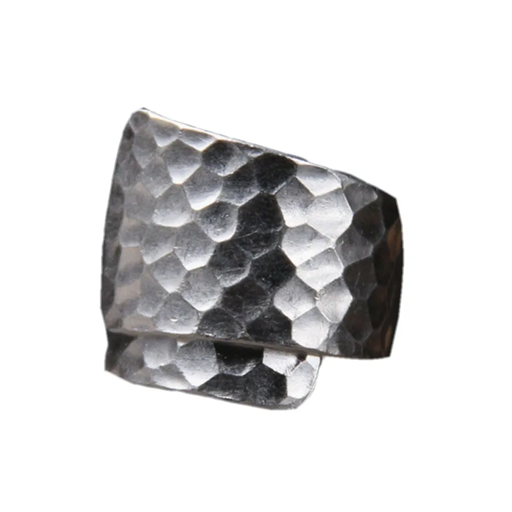 Тайское Серебро ручная игра на глянцевой женской части кольцо из стерлингового