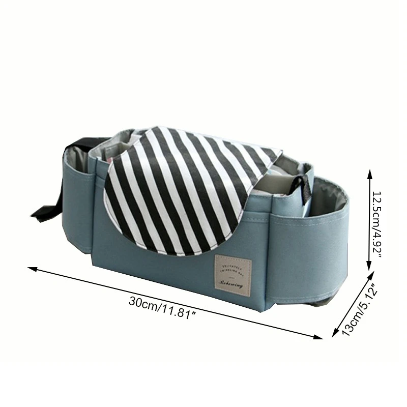 

Portable Mummy Bag Stroller Hanging Organizer for Diaper Clothes Towels Bottle