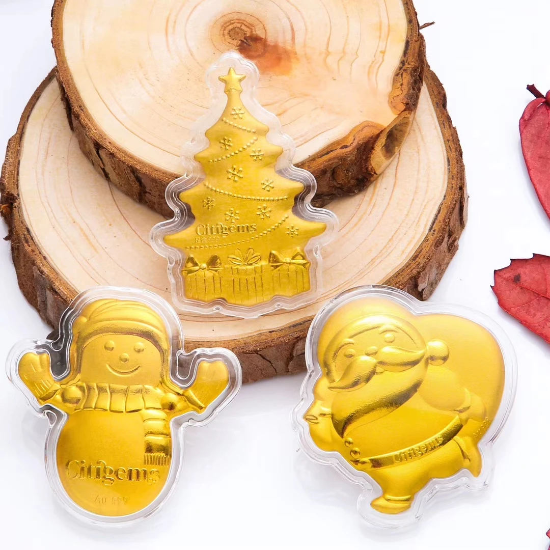 

Hot Sale Christmas New Year Red Envelope Gold Leaf Tree Old Man Snowman Christian activities Party Craft gifts