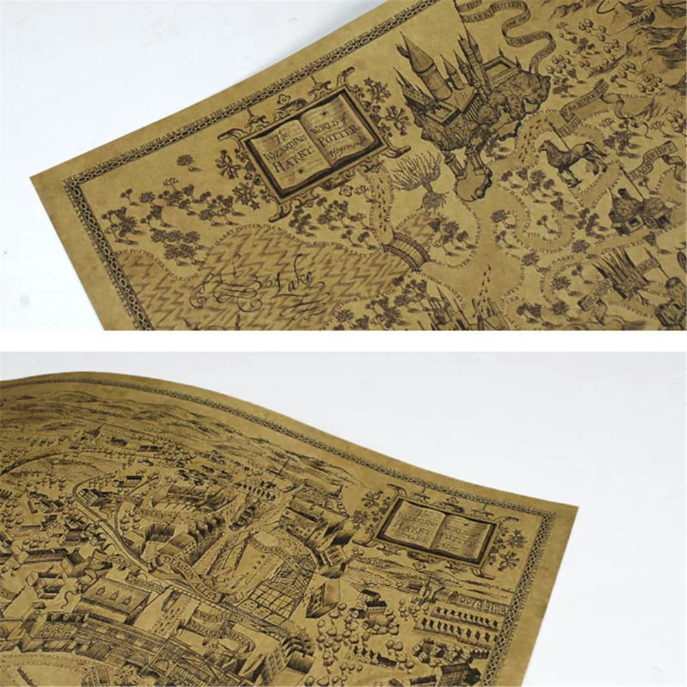 Волшебный мир Майкл Джексон не липкий плакат винтажная Ретро бумага Настенная