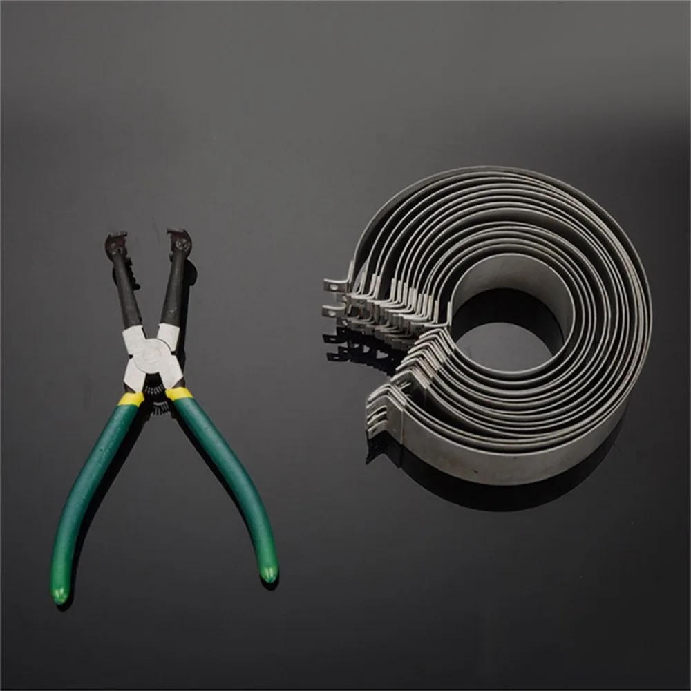 

14Rings Piston Ring Compressor Plier Clamp Remover Assembly Engine Tool Cylinder Installer Ratchet Pliers 62-140mm