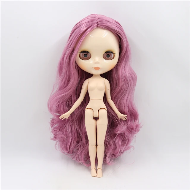 ICY factory шарнирная кукла blyth toy joint body белая кожа блестящее лицо 30 см 1/6 распродажа специальное предложение - Цвет: only nude doll