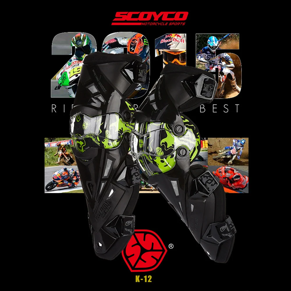 

2PCS Motorcycle Knee Pads Protector Guards Armour Racing Motorcross Equipment Kneepad Gear Anti Fall Knee Brace