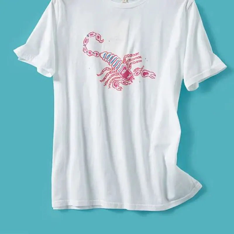 Женская футболка весна лето 2020 новинка с коротким рукавом изображением