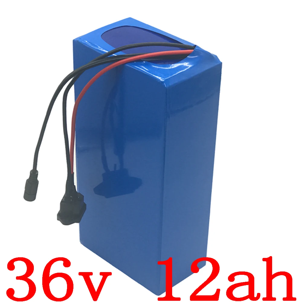 

36В 12Ач комплект литий-ионных батарей 36В 12Ач Электрический велосипед батарея для 36В 250 Вт 350 Вт 500 Вт ebike батарея с 42 в 2A зарядное устройство