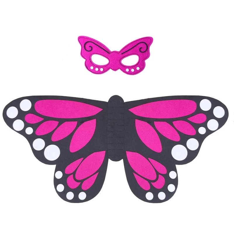 

Kids Butterfly Costume Fairy Butterfly Wings Masquerade Masks Halloween Girls Dress Up Pretend Play