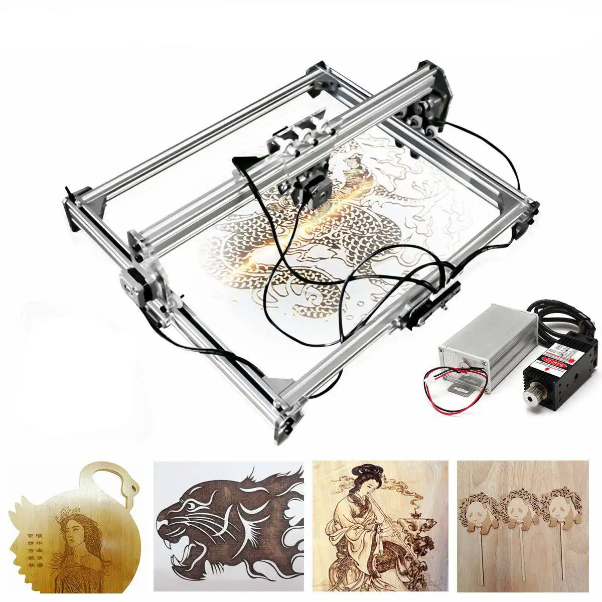 15W / 3000mw 50x65cm CNC Laser Engraver Engraving Machine for Metal/Wood Router/DIY Cutter 2Axis Desktop Cutter+ | Инструменты