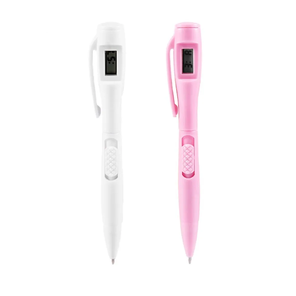 Шариковая ручка цифровые часы электронные Студенческая тестовая канцелярские