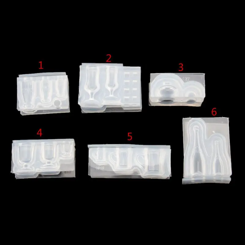 Настоящая мини молочная бутылка бокал Силиконовый молд в Форе кубка формы для