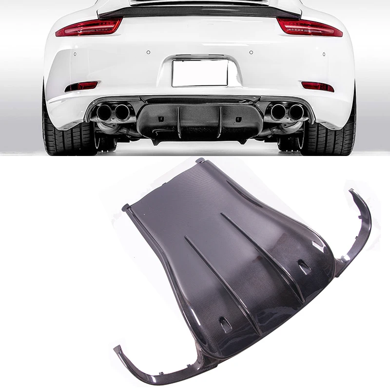 

VO-R Style Carbon fiber Rear Bumper Diffuser Fit For Porsche 911Carrera