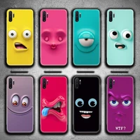 3d funny face phone case for samsung galaxy note20 ultra 7 8 9 10 plus lite m51 m21 m31s j8 2018 prime