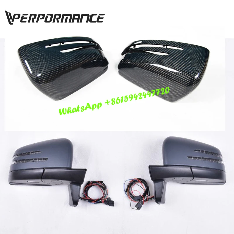 W463 боковые зеркала для g-класса W463 G500 G550 G55 G63 ABS боковые дверные зеркала 1:1 как - Цвет: Both of them