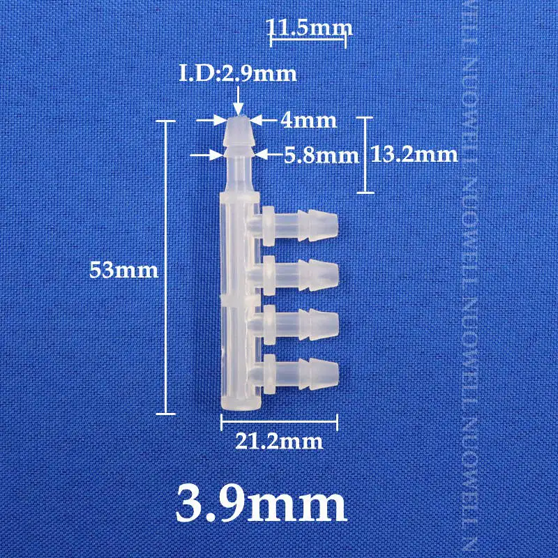 

Разветвитель для шлангов из ПП, 4-х лучевой
