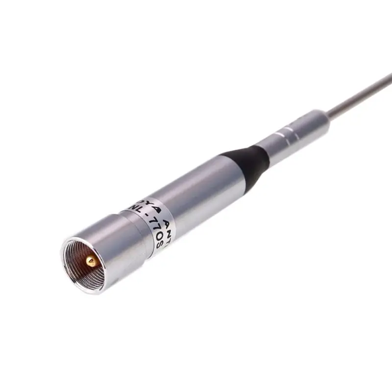 

Silver NAGOYA NL-770S Dual Band UHF/VHF 144/430MHz 2.15/3.0dBi High Gain Amateur Car Radio Mobile SL16/UHF-J/M Type