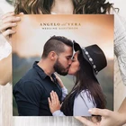 Свадебная Гостевая книга, фотоальбом. Гостевая книга с золотыми буквами, Свадебная Гостевая книга, современная белая Свадебная Гостевая книга на заказ