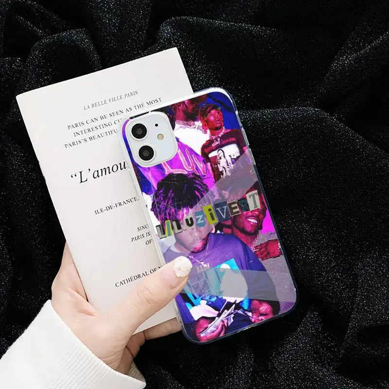 

Lil Uzi Vert rapper music cool Phone Case Transparent for iPhone 6 7 8 11 12 s mini pro X XS XR MAX Plus cover funda shell