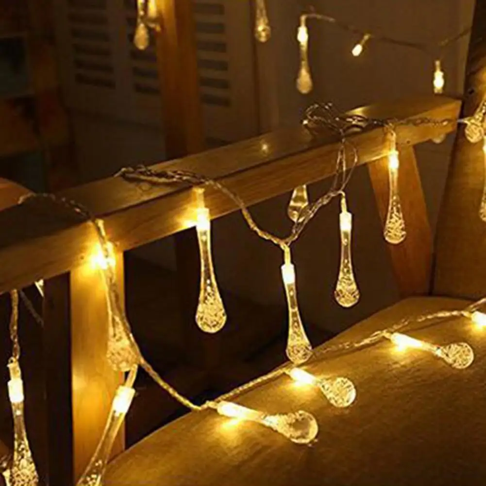 Прочная Рождественская Праздничная садовая лампа на солнечной батарее 20/30/50/100