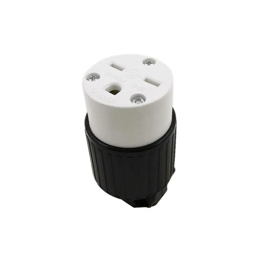 US Industrial Connector American Nema 6-15P Male Plug 6-15R Female Socket Self-wiring For Power Cord 15A 250V |