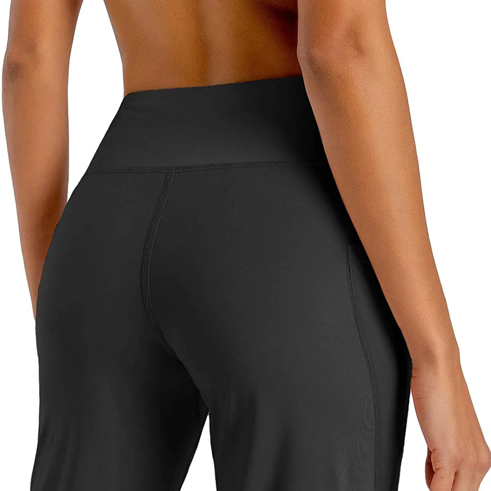 

New Leggings For Fitness Yoga Pants sets with pockets Women Long Pants Women Hip Push UP Tights Fitness Yoga Wide Leg Pants