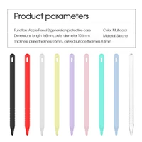 apple pencil case for apple pencil second generation silicone case ipad capacitive pen accessories stylus protective sleeve cove