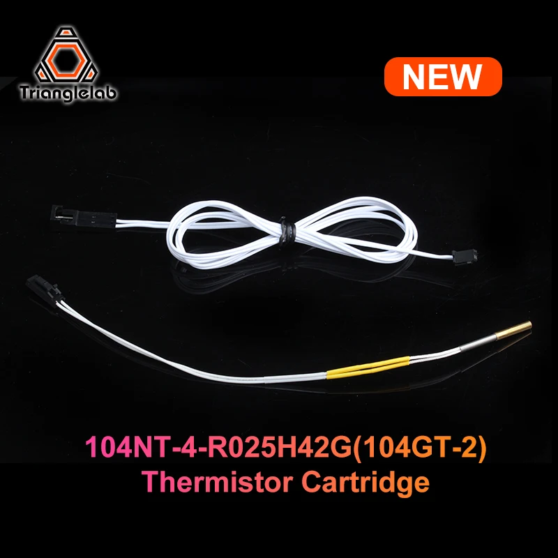 Картридж термистора TriangleLab 1M и 2M 104GT-2 104NT-4-R025H42G 280 ℃ для V6 volcano dragonfly HOTEND dragon blv DDE |