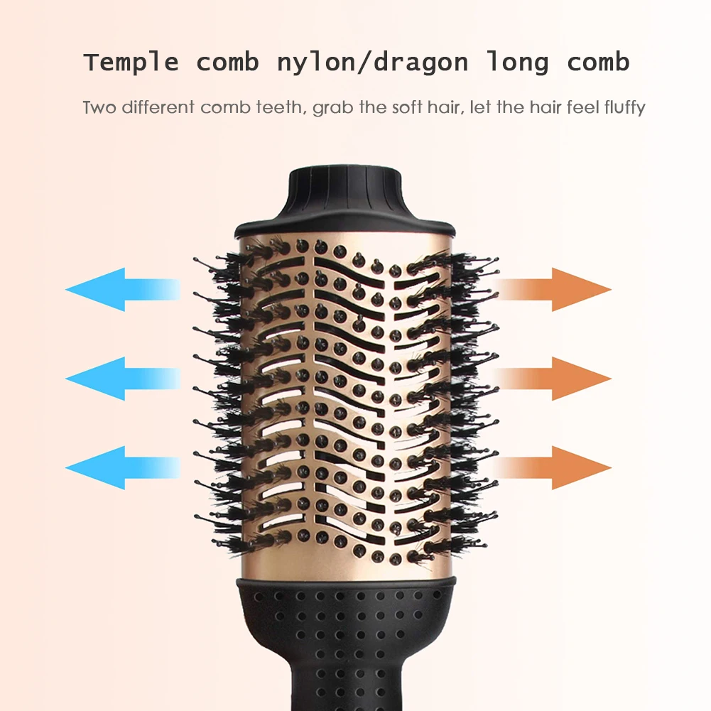 

Professional Electric Hair Dryer Brush Volumizer Blow Straightener Hair Curler Brush Roller Electric Hot Air Curling Iron comb