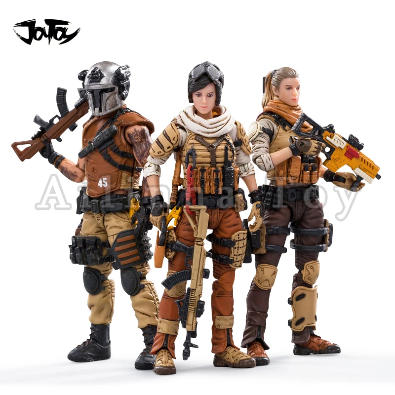 

JOYTOY 1/18 3.75inches Action Figure (3PCS/SET) The 45th Legion Wasteland Hunter Anime Collection Model For Gift Free Shipping