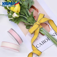 yama double twill stitch ribbon 9mm 19mm 25mm 38mm 100yardsroll ribbons for diy flower package hair ornaments party decoration