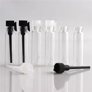 10pcs 1ml/2ml/3ml Empty Mini Glass Perfume Small Sample Vials Perfume Bottle Laboratory Liquid Fragrance Test Tube Trial Bottle