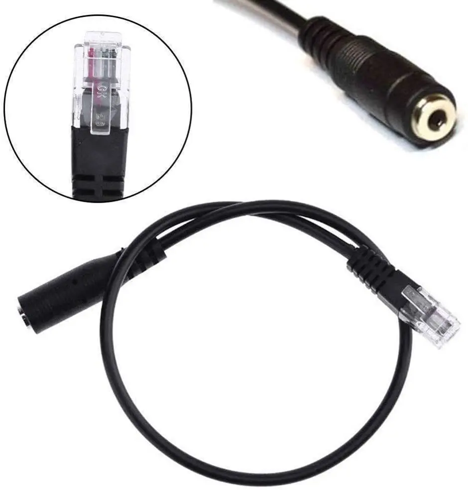 Разъем 3 5 мм к разъему RJ9 Для iPhone гарнитуры офисному телефону Cisco кабель