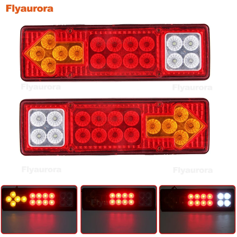 Автомобильный Стайлинг 2 шт. 19 светодиодный Водонепроницаемый автомобиль Прицеп