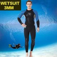 Traje de neopreno de alta calidad para hombre y mujer, de 3mm para natación traje de baño, buceo, pesca submarina, Kite surf, mantiene el calor (1)