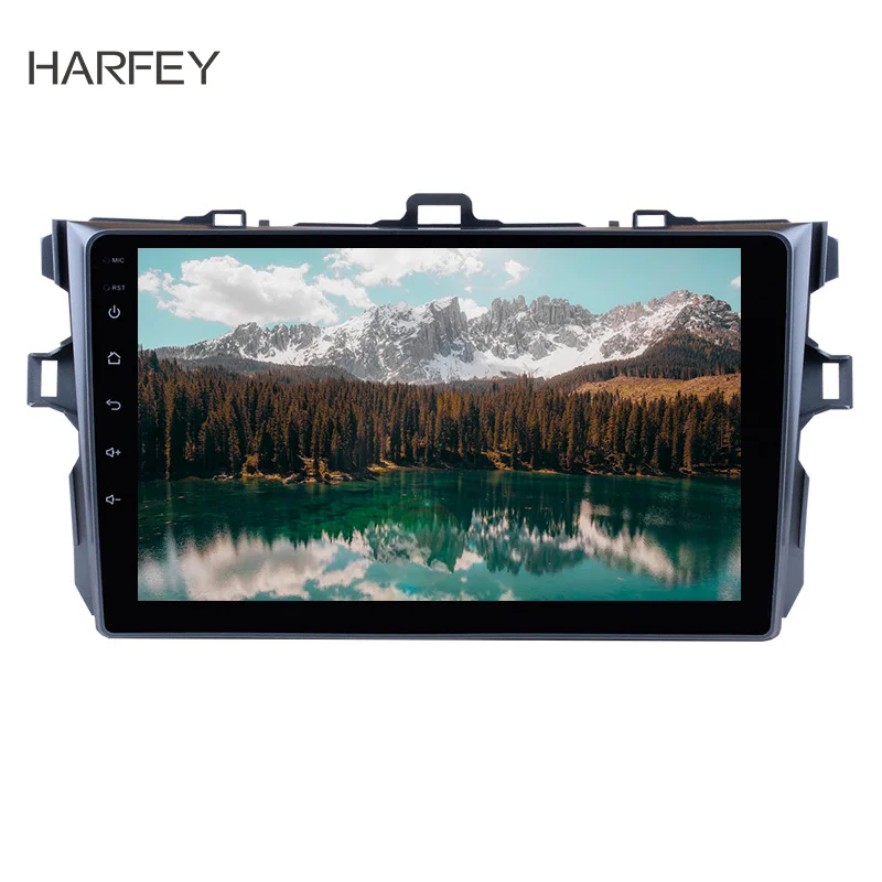Harfey 9 &quot4 + 64 ГБ Android 10 0 Автомобильный GPS мультимедийный плеер радио для Toyota COROLLA 2006