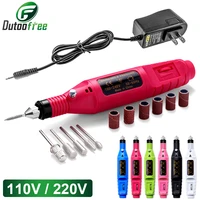 1set useu mini electric engraving pen electric nail drill machine grinding milling sanding tools with accessories dremel tool