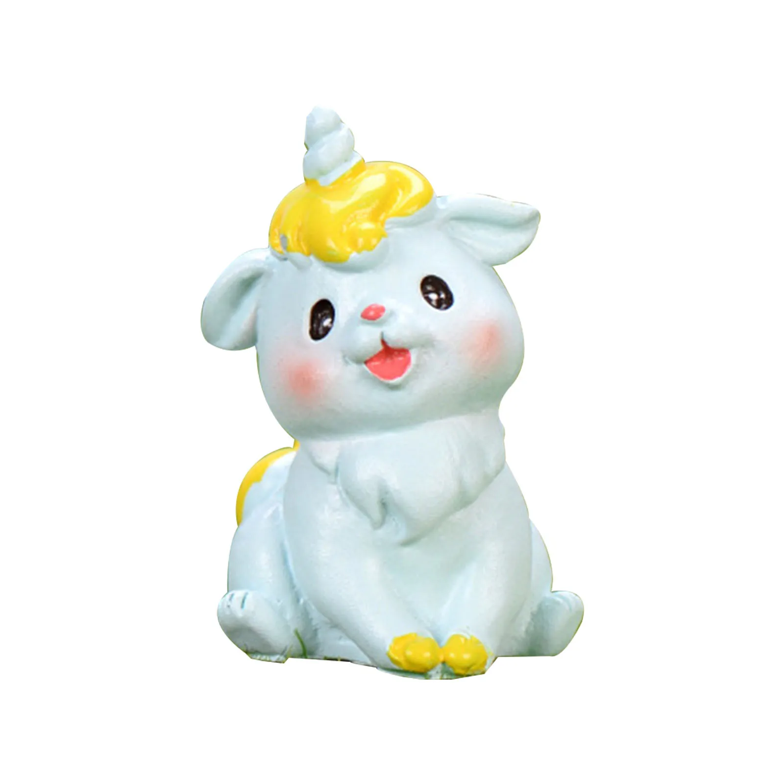 

1Pc New Cute Kawai Creative Novel Animal Series Home Living Room Children's Room Desktop Decorations Resin Ornaments 7 Styles