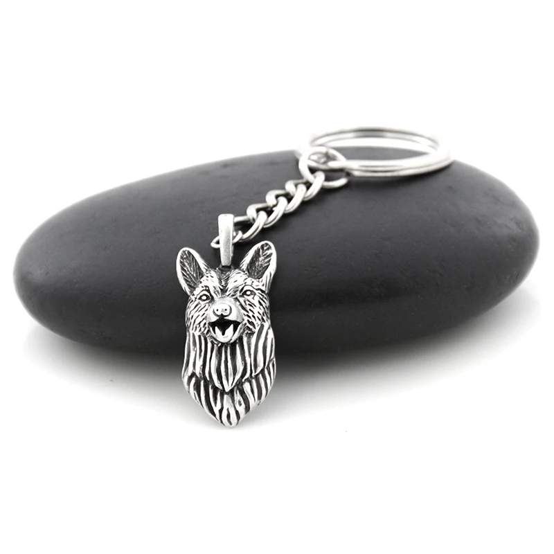 Брелок для ключей в стиле бохо шнауцер сибирская шелуха боксер немецкая овчарка