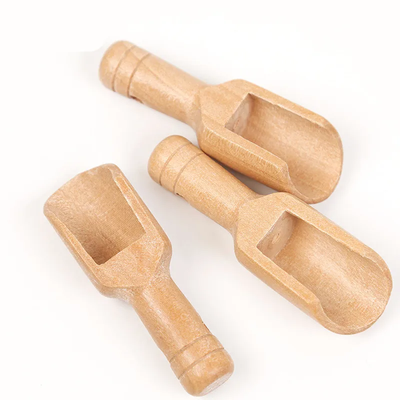 Деревянная мини-ложка для ванны соли ложка сладостей муки чая кухонная утварь