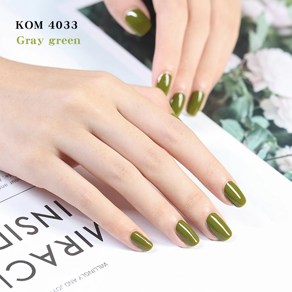 

Komonle 8ml Nail Gel Eggshell Gel Nail Polish Transparent Gel Soak Off Nail Art Gel UV LED Varnish With Any Color Base Top Coat