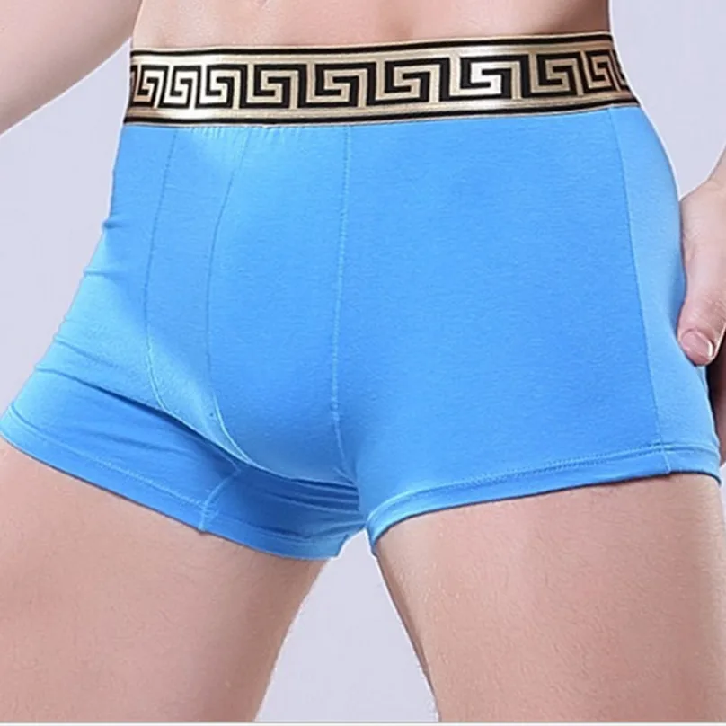

3pcs/lot wholesale price sexy men's underwear boxers Comfort multicolor boxers men cheap Asia size Hot sale