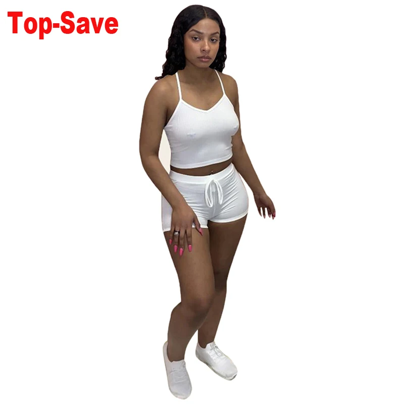 Модные Повседневные однотонные байкерские шорты комплект из 2 предметов женский