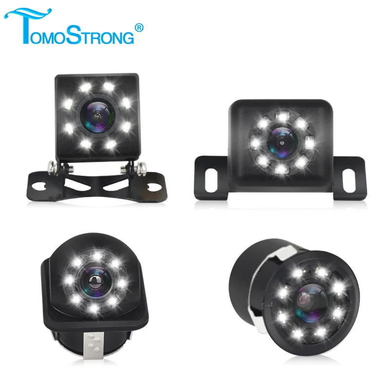 Автомобильная камера заднего вида Tomostrong 8 светодиосветодиодный HD цветное