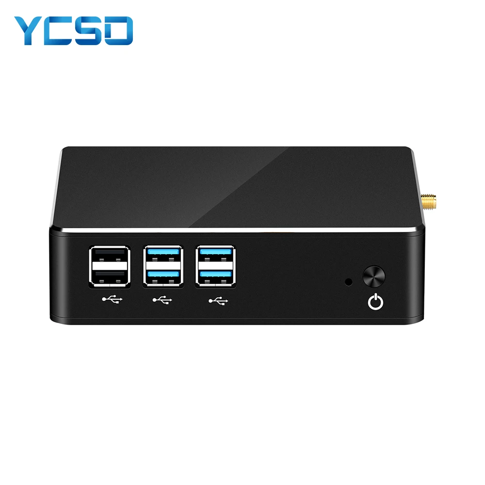 Мини ПК Intel Core i7 7500U I5 7200U i3 7100U 2955U 4K HTPC компьютер Linux Windows 10 MiniPC Gamer Настольный DDR3L Micro