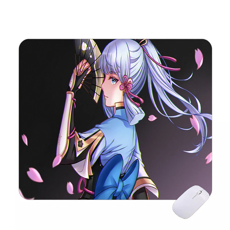 Genshin Impact Mouse Pad Keyboard Mat Desk Durable Desktop Mousepad Rubber Gaming Small Gamers Decoracion Gamer PC Computer CSGO
