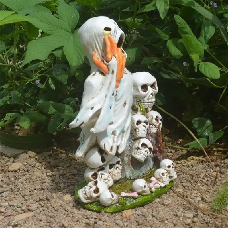 Декор на Хэллоуин-садовое украшение Статуэтка из ужасов смолы для дома товары