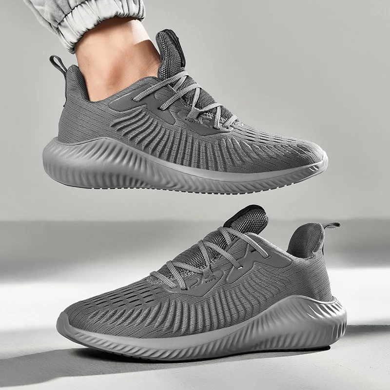 Обувь + Мужская Спортивная обувь для мужчин Новое модное Сетчатое платье Весна