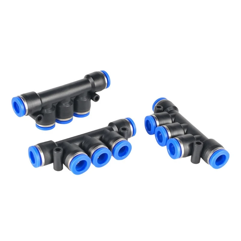 

Pneumatic Fittings PK Five Reducing Connector 4-12mm OD Hose Plastic Push In Gas Quick Connector Air Fitting Plumbing